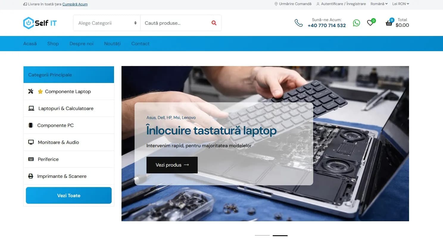Selfit.ro - Optimizare SEO Local Arad, E-Commerce IT & Google Shopping Feed